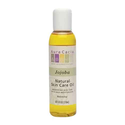 Aura Cacia Aromatherapy Jojoba Natural Skin Care Oil, 4 Oz
